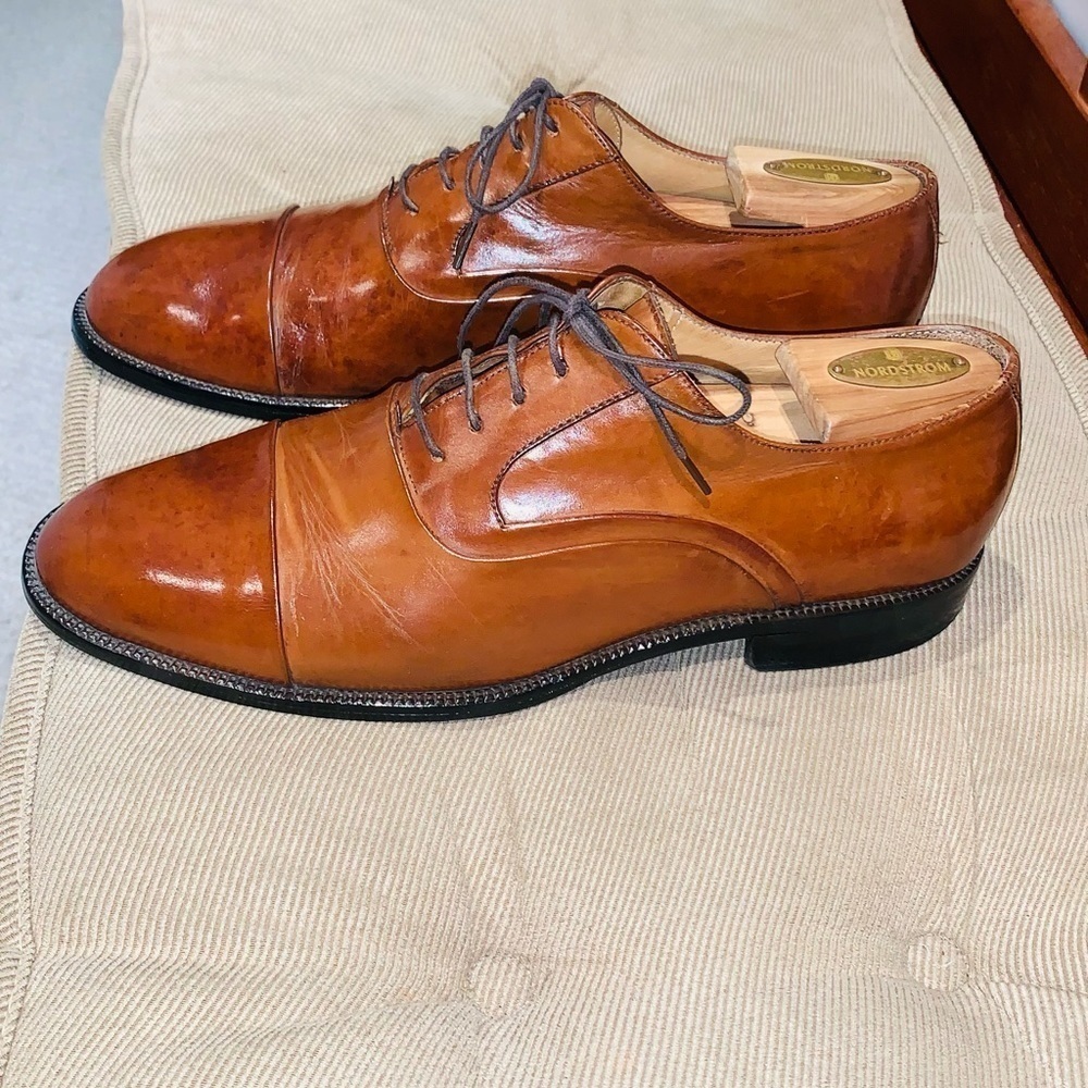 Johnston Murphy Cellini Cap Toe Oxford. - Picture 5 of 16